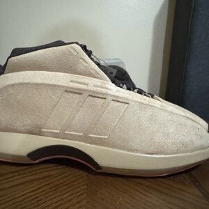 IF1142 adidas Crazy 1 Magic Beige Men's Beige and Black Sneakers Size 13 Shoes